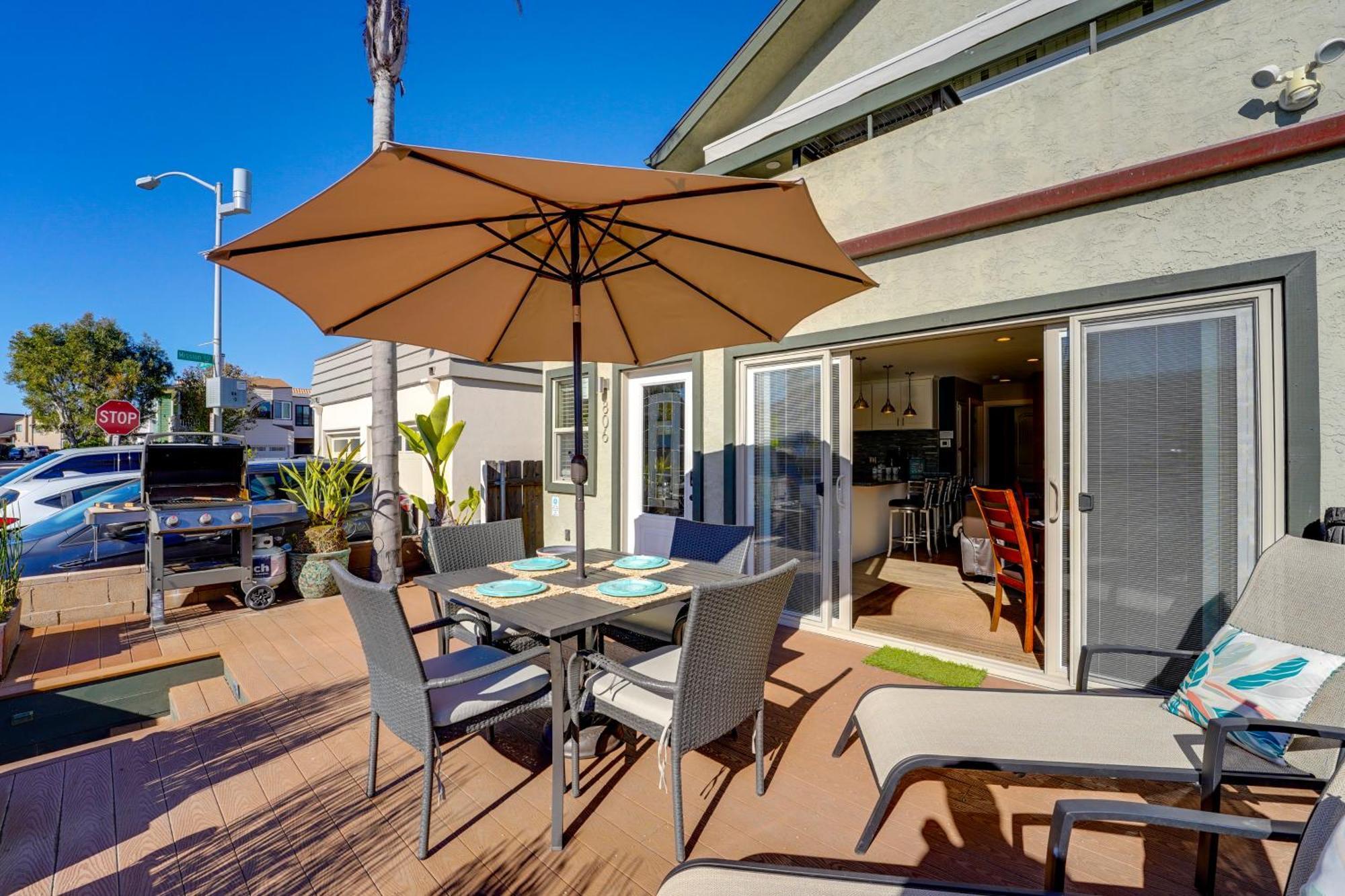 Stunning Beach Home - Large Patio, Parking, Ac & Dog Friendly! 圣地亚哥 外观 照片
