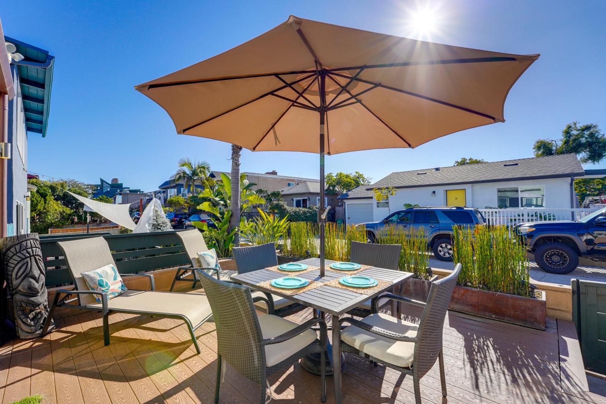 Stunning Beach Home - Large Patio, Parking, Ac & Dog Friendly! 圣地亚哥 外观 照片