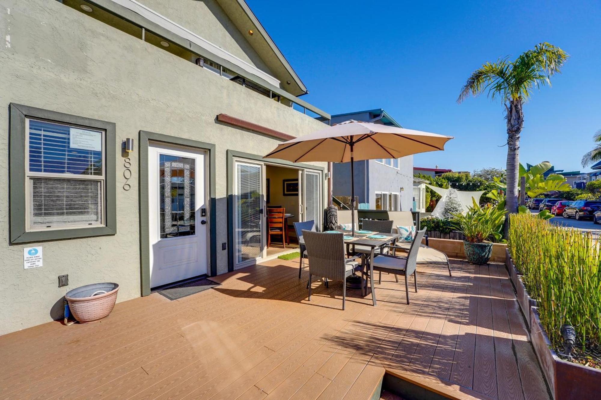 Stunning Beach Home - Large Patio, Parking, Ac & Dog Friendly! 圣地亚哥 外观 照片